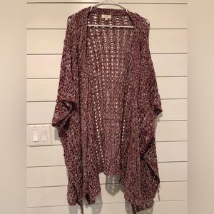 Brand Umgee. Originally bought for $55. Long thick purple cardigan.